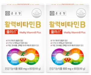 수면영양제 순위 추천 : 종근당 활력비타민B 플러스, 60정, 2박스