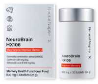 기억력 향상 영양제 : 뉴럴냅스 뉴로브레인 HX106 기억력 인지력 개선 두뇌 건강, 30정, 1개